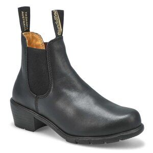 Blundstone 1671 Ankle Boot w/Heel - black leather - size: 8